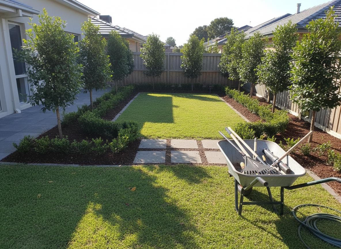 Tidy-up finished and ready to maintain
